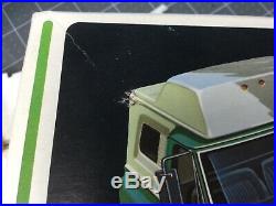 1969 Chevy Fleetside Pickup withcamper Vintage AMT Kit! LQQK Rare