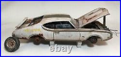 1969 Hurst Olds Junkyard Barn Find Weathered Custom Built Model 1/25 AMT