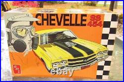 1970 AMT Chevelle SS 454 1/25th Scale Model Kit #T317-225 UNUSED Complete LS-6