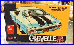 1970 AMT Chevelle SS 454 1/25th Scale Model Kit #T317-225 UNUSED Complete LS-6