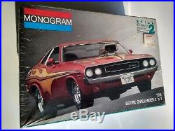 1970 Dodge Challenger R/T model kits (2) both still new in box, 70 E-Body Mopar