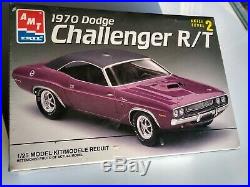 1970 Dodge Challenger R/T model kits (2) both still new in box, 70 E-Body Mopar