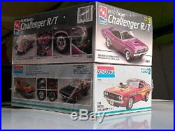 1970 Dodge Challenger R/T model kits (2) both still new in box, 70 E-Body Mopar