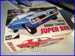 1970 Dodge Coronet Super Bee model kits (3) 70 Coronet MOPAR, Org Sales Brochure