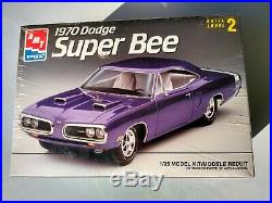 1970 Dodge Coronet Super Bee model kits (3) 70 Coronet MOPAR, Org Sales Brochure