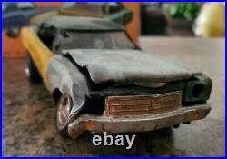 1970 Monte Carlo 125 Scale AMT Vintage Model Car Kit Wrecked Barn Find Custom