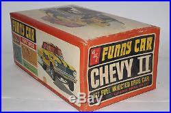 1970's AMT Models Funny Car 1964 Chevy II, Twister 125 SCALE, Original Issue