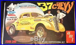 1970s n/m'37 Chevy Coupe hobby model kit AMT hot-rod RAT-rod drag Hubbard