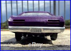 1971 Plymouth Duster Promo Model-plum Crazy-amt -ertl-jo Han