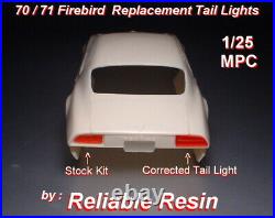 1973 FORMULA Firebird UPGRADED pkg #2 & Rally II Wheels 1/25 MPC Reliable Resin