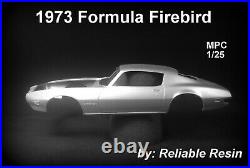 1973 FORMULA Firebird UPGRADED pkg #2 & Rally II Wheels 1/25 MPC Reliable Resin