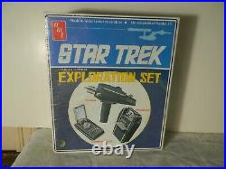 1974 Amt Star Trek Exploration Set Phaser Tricorder + More Model Kit Mint Sealed