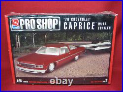 1976 Chevy Caprice with Trailer Pro Shop'76 AMT Ertl 125 Model Kit 30031