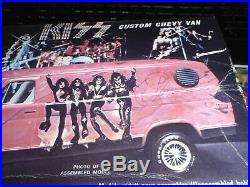 1977 AMT KISS ROCK BAND Custom Chevy Van MODEL KIT 1/25 Signed Gene & Shannon