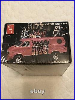 1977 Vintage KISS Cellophane Sealed 1977 Aucoin AMT Custom Chevy Van Model Kit