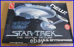 1979 AMT Star Trek USS Enterprise The Motion Picture Model Kit S970 New Open Box