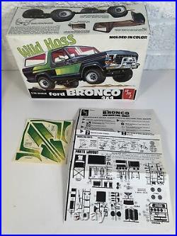 1979 AMT Wild Hoss Ford Bronco Model Kit 1/25 Sealed Bags Lesney Matchbox