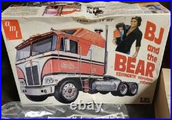 1980 AMT Matchbox BJ & The Bear Kenworth Cabover Kit # 5021 Open Box NEVER USED