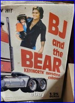 1980 AMT Matchbox BJ & The Bear Kenworth Cabover Kit # 5021 Open Box NEVER USED