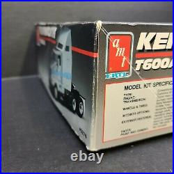 1990 AMT Ertl Kenworth T600A 1/25 Model Kit Vintage