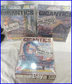 1996 AMT Gigantics Model Kits SET OF 3 Brand NEW Sealed Mantis Spider Scorpion
