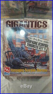 1996 AMT Gigantics Model Kits SET OF 3 Brand NEW Sealed Mantis Spider Scorpion