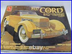 1/12 AMT ERTL 1937 Cord 812 Convertible Coupe Classic Car Plastic Model Kit 2424
