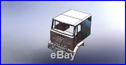 1/16 GMC Cracker Box DOUBLE BUNK Cab COE Monogram AMT ERTL Resin