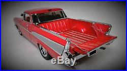 1 1957 Chevy Pickup Truck Chevrolet Built 12 Race Car 24 Model 18 Carousel Red