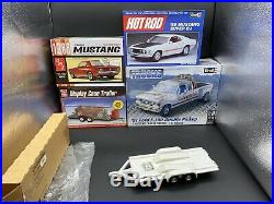 1/24 Revell 91 Ford F-350 ERTL Trailer AMT Show Trailer 66 & 69 Mustang Mach I