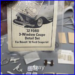 1/25 1932 Ford B Model Opening 4 Door Steering Works Hood Folds New Photo Etch