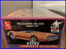 1/25 AMT 1969 Corvette Convertible Wild California Mod 5 In 1 Customizing Kit