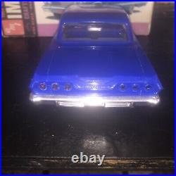 1/25 AMT Craftsmen 1963 Chevy Impala SS Rare Blue! Promo Quality Classic! N. O. S