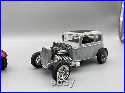 1/25 AMT Early Issue 32 Ford Deuce Roadster Combo Built Nice Models For Display