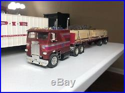 1/25 AMT Freightliner General Transport Junkyard Built Truck Spread Axle Flat