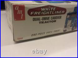 1/25 AMT White Freightliner #T-540 Dual Drive Cabover Tractor-RARE