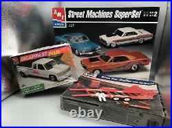 1/25 Amt Street Machine Superset Amt Chevy Snapfast 1/24 Revell Race Car Trailer