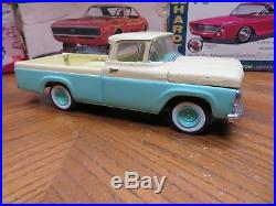 1/25 Original Amt 1960 Ford Pickup Nice Clean Built Up Model