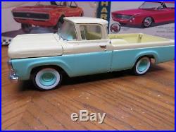 1/25 Original Amt 1960 Ford Pickup Nice Clean Built Up Model