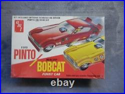 1/25 Scale Amt 1976 Ford Pinto/mercury Bobcat 2-in-1 Funny Car White Model Kit