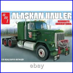 1/25 Scale Model Kit AMT Alaskan Hauler Kenworth Tractor, 300 Parts, Skill 3