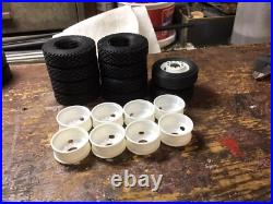 1/25 Scale Model Semi Truck Custom drive axle Wheel and Tire Kits