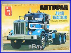 1/25 Scale Super Detailed Kit Vintage AMT T526 Autocar A64B Truck Tractor