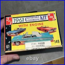 1/25 Scale Vintage 1961 Convertible Customizing Kit AMT 3 n 1 Car Kit 1960s