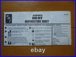 1/25 Subaru Brat AMT Model Kit for Assembly
