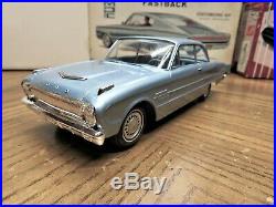 1/25 Vintage Amt 1962 Ford Falcon Caspian Blue Clean Dealer Promo