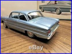 1/25 Vintage Amt 1962 Ford Falcon Caspian Blue Clean Dealer Promo