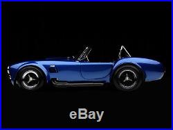 1 AC Cobra Shelby Ford 1966 GT Race Sport Car 40 Vintage Carousel Blue Model 18