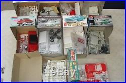 1 LOT (11) PLASTIC MODEL CAR KITS (builders)