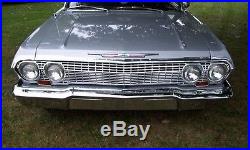 1 SS Chevy 409 Impala 1960s Sport Car Vintage 24 Carousel Silver 12 Metal 18